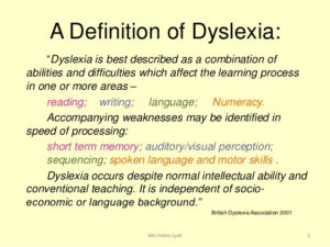 dyslexia definition